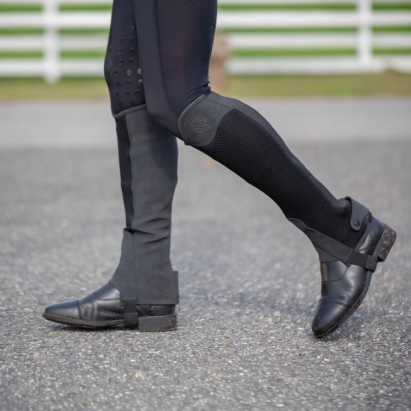 Equinavia Freya Womens NordicAir™ Tech Equestrian Half Chaps for Horseback Riding | Breathable Mesh - Image 5